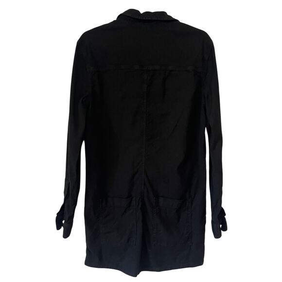 Frank Eileen Romper Ireland Playsuit Italian Performance Linen Black Size S - Picture 7 of 9